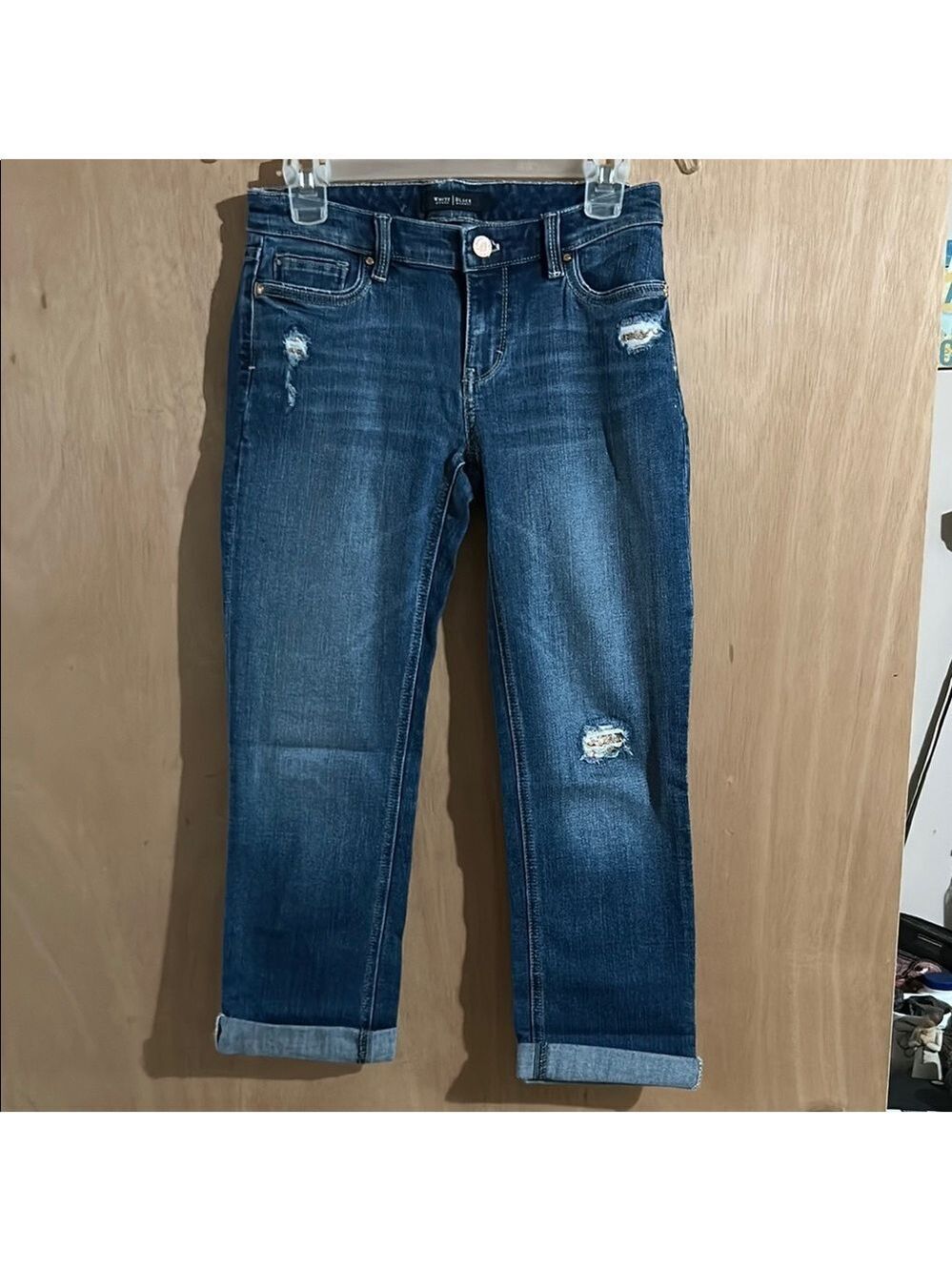 White House Black Market Ankle Cropped Jeans
